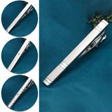 1Pcs Durable Metal Tie Clip Simple Silver Men Necktie Bar Clasp Iron Male Shirts Tie Pin For Wedding Gentleman - image 3
