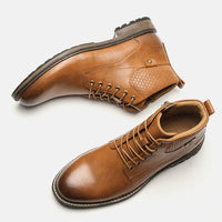 Funki Buys | Boots | Men's Faux Leather Ankle Boots