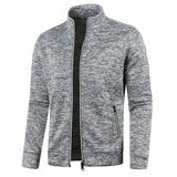 Funki Buys | Sweaters | Men's Zipper Coat Stand Collar Pullover | Jumper