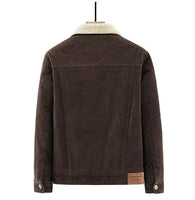 Funki Buys | Jackets | Men's Corduroy Fleece Winter Warm Jacket