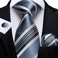 Funki Buys | Neckties | Men's Premium Fashion Silk 3Pcs Tie Set