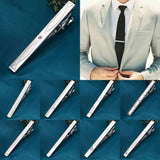 1Pcs Durable Metal Tie Clip Simple Silver Men Necktie Bar Clasp Iron Male Shirts Tie Pin For Wedding Gentleman - image 4
