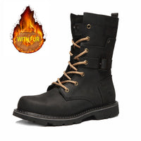 Funki Buys | Boots | Men's Genuine Leather Hiking Boots | Hunting Boot