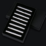 Funki Buys | Necktie Clips | Men's 8 Pcs Metal Tie Clip Gift Sets