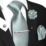 Funki Buys | Neckties | Men's Luxury 5 Pcs Ridged Silk Tie Set