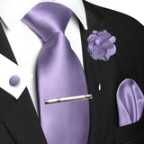 Funki Buys | Neckties | Men's Luxury 5 Pcs Ridged Silk Tie Set