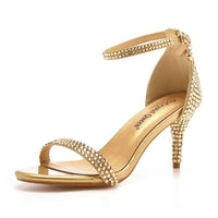 Funki Buys | Shoes | Women's Gold Slingback Prom Party Bridal Sandals