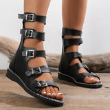 Funki Buys | Shoes | Women's Gothic Open-toe Gladiator Roman Sandals