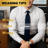 Funki Buys | Necktie Clips | Men's Classic Formal Metal Tie Clasps