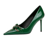 Funki Buys | Shoes | Women's Luxurious Patent Stiletto Pumps | Formal