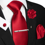 Funki Buys | Neckties | Men's Luxury 5 Pcs Ridged Silk Tie Set