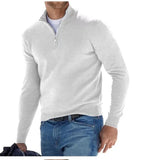 Funki Buys | Sweaters | Men's Slim Fit Casual Warm Pullovers | V-neck Long Sleeve
