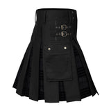 Funki Buys | Skirts | Men's Gothic Punk Pleated Pocket Kilts | Vintage