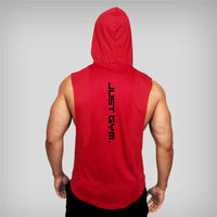 Funki Buys | Activewear | Men's Muscle Fitness Hoodie | Gym Tank Top