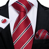 Funki Buys | Neckties | Men's Premium Fashion Silk 3Pcs Tie Set