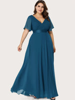 Funki Buys | Dresses | Women's Elegant Chiffon Evening Dress