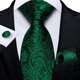 Funki Buys | Neckties | Men's 3Pcs Paisley Wedding Tie Sets
