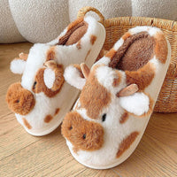 Funki Buys | Shoes | Women's Warm Cartoon Cow Slippers