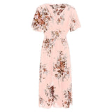 Funki Buys | Dresses | Women's Plus Size Floral Chiffon Flower Dress