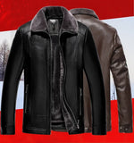 Funki Buys | Jackets | Men's Leather Fleece Motorcycle Jackets