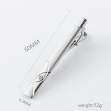 Funki Buys | Necktie Clips | Men's 1 Pcs Silver Plating Tie Clips