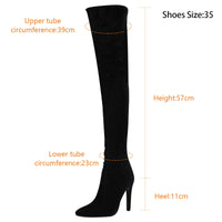 Funki Buys | Boots | Women's Sexy Black Long Boots | Cut Out Front