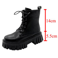 Funki Buys | Boots | Women's Gothic Punk Chunky Platform Boots