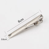 Funki Buys | Necktie Clips | Men Silver Color Formal Tie Clip