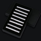Funki Buys | Necktie Clips | Men's 8 Pcs Metal Tie Clip Gift Sets
