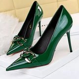 Funki Buys | Shoes | Women's Luxurious Patent Stiletto Pumps | Formal