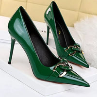 Funki Buys | Shoes | Women's Luxurious Patent Stiletto Pumps | Formal