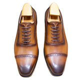 Funki Buys | Shoes | Men's Elegant Oxford Shoes | Brogue Real Leather
