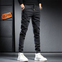 Funki Buys | Pants | Men's Slim Fit Cargo Jeans | Streetwear Pants