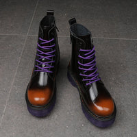 Funki Buys | Boots | Men's Women's 8-Hole Real Leather Boots