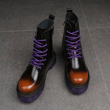 Funki Buys | Boots | Men's Women's 8-Hole Real Leather Boots