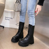 Funki Buys | Boots | Women's Gothic Punk Chunky Platform Boots