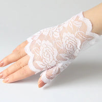 Funki Buys | Gloves | Women's Gothic Lace Gloves | Fingerless Gloves