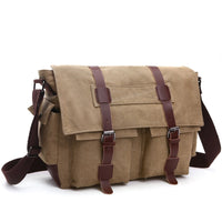 Funki Buys | Bags | Messenger Bags | Men's Classic Canvas Leather Bags