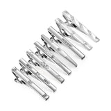 Funki Buys | Necktie Clips | Men's 8 Pcs Short Tie Clips Gift Set