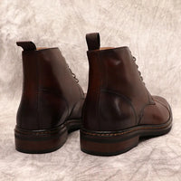 Funki Buys | Boots | Men's Oxford Genuine Leather Dress Boots | Formal