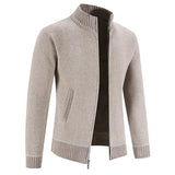 Funki Buys | Sweaters | Men's Fleecy Slim Fit Knitted Sweater Cardigan