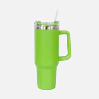 Funki Buys | Cups | Stainless Steel Tumbler with Handle and Straw 40oz