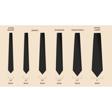 Funki Buys | Neckties | Men's Classic Striped Jacquard Tie Set