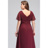 Funki Buys | Dresses | Women's Elegant Chiffon Evening Dress