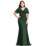 Funki Buys | Dresses | Women's Elegant Chiffon Evening Dress