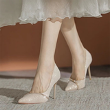Funki Buys | Shoes | Women's Pointy High Heel Wedding Shoe | Stilettos