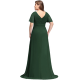 Funki Buys | Dresses | Women's Elegant Chiffon Evening Dress
