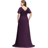 Funki Buys | Dresses | Women's Elegant Chiffon Evening Dress
