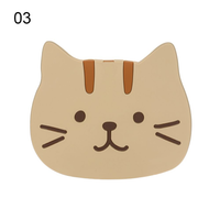 Funki Buys | Coasters | Cute Cartoon Cat Face Cup Mats 6 Pcs
