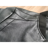 Funki Buys | Jackets | Men's Thin Faux Leather Bomber Jacket